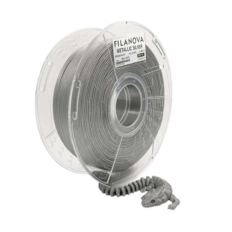 Filanova PLA 1kg - Metallic Silver